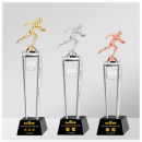 馬拉松水晶獎杯