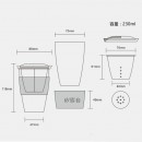 泡茶陶瓷杯帶矽膠套