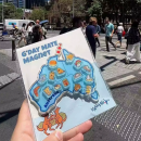 Custom Acrylic Map Fridge Magnets