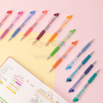 得力彩色中性筆