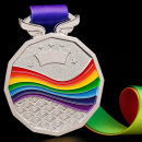 Rainbow Metal Medal