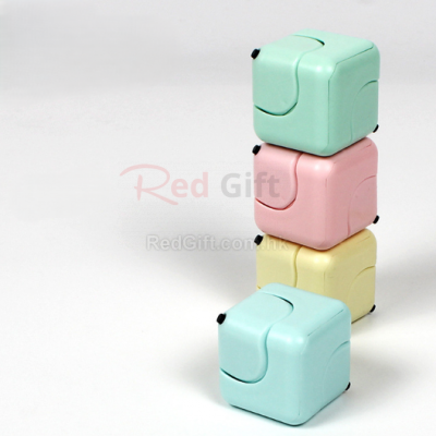 Fidget spinner magic cube stress-relief toy