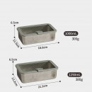 Pure titanium glass lid lunch box Pure titanium glass lid lunch box