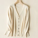 Sweater Knitted V-Neck Jacket (Team Wear)