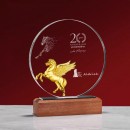 馬年水晶獎座