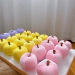 苹果解压毛绒玩具