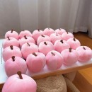 苹果解压毛绒玩具