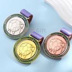 Metal rotating medal