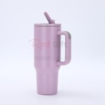 Stainless steel straw thermos cup