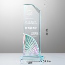 Pleated Crystal Trophy