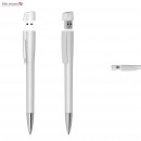 USB Pen 16GB Metallic Silver Pen