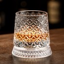 Rotatable Tumbler Crystal Glass