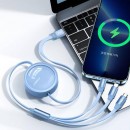 三合一伸縮快充充電線