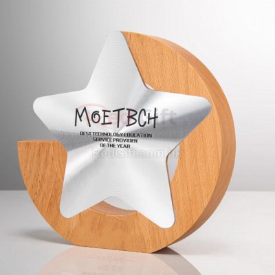 實木金屬獎座 實木金屬獎座