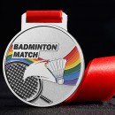 Badminton Metal Medal