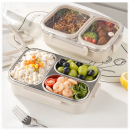 304不鏽鋼分格飯盒(可微波爐）