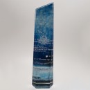 Color Printing Crystal Trophy