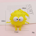 3D矽膠解壓瞪眼煤球捏捏樂