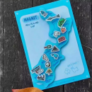 Custom Acrylic Map Fridge Magnets