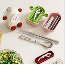 卡通便携餐具套装 卡通便携餐具套装