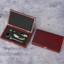 高級不鏽鋼開瓶器套裝竹盒