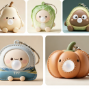 Customizable bubble squeeze toy made of leather