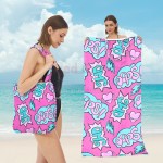 Foldable 2-in-1 Beach Towel Shoulder Bag