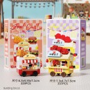 Street View Building Blocks of Street Food Carts
