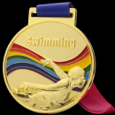 Swimming Metal Medal