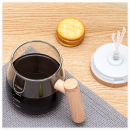 Glass Stirring Coffee Cup
