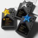 Five-Pointed Star Crystal Trophy