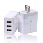 Three-USB Travel Adapter