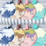 PVC circular luggage tag
