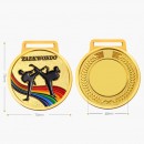 Colorful Taekwondo Medal