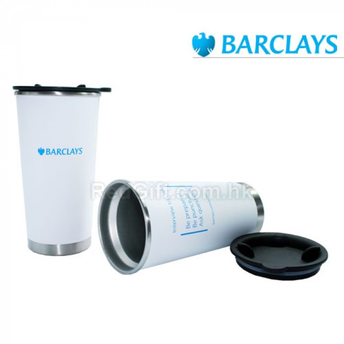 密封不銹鋼隨身杯-巴克萊銀行