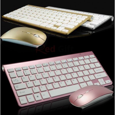 Wireless Keyboard and Mouse Combo Set