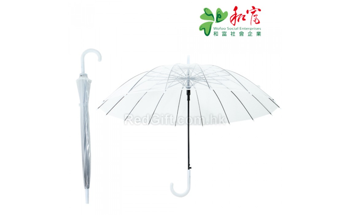 16K Transparent Umbrella-Wofoo Social Enterprises