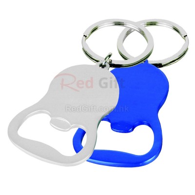 Cheers Round Bottle Opener Key Ring