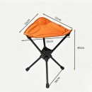 Rotatable Folding Stool for Outdoor Camping