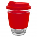 Carlo Glass Coffee Cup - Silicone Band