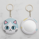 毛绒吧唧双层小镜子 毛绒吧唧双层小镜子