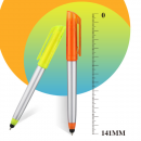多功能觸屏熒光筆圓珠筆