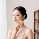 粉晶玉石滾輪按摩器