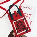 新年针织手机袋斜跨包