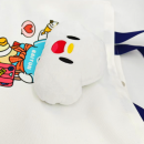 3D Plush Doll Patchwork Bag 3D Plush Doll Patchwork Bag