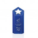 Metal Star Crystal Trophy