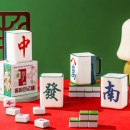 麻将造型好运陶瓷杯