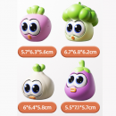 Eye-popping vegetable squeeze stress-relief toy