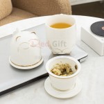 Zhaocai Cat Tea Cup