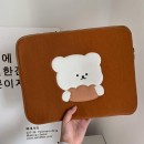 Embroidered Bear Tablet Bag